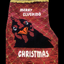 Load image into Gallery viewer, Chicken. Australiana Deluxe Christmas Stocking.Fully Lined Fabric.40cm
