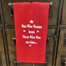 Load image into Gallery viewer, One Wise Woman. 100% Cotton Tea Towel
