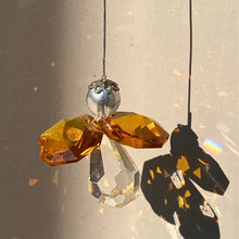 Load image into Gallery viewer, Crystal Angel Drop. Amber.
