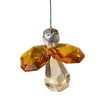 Load image into Gallery viewer, Crystal Angel Drop. Amber.
