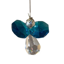 Load image into Gallery viewer, Crystal Angel Drop. Teal.
