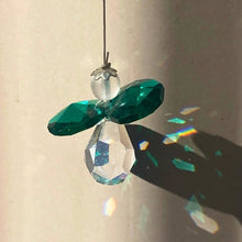Load image into Gallery viewer, Crystal Angel Drop. Emerald.
