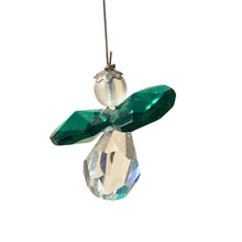 Load image into Gallery viewer, Crystal Angel Drop. Emerald.
