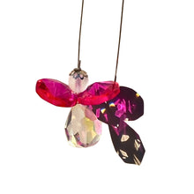 Load image into Gallery viewer, Crystal Angel Drop. Magenta Pink.
