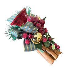 Load image into Gallery viewer, Cinnamon Sticks. Christmas Bells Red. Fragrant Quills. 23cm

