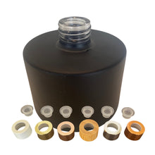 Load image into Gallery viewer, Reed Diffuser Bottle and Collar Set - Black. 200ml.
