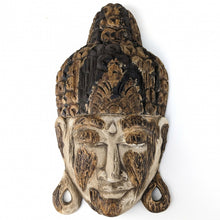 Load image into Gallery viewer, Buddha Mask. Wood Carved.
