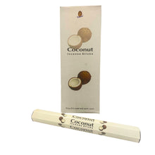 Load image into Gallery viewer, Coconut Incense. Hex Box 20 Sticks.
