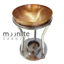 Load image into Gallery viewer, Copper and Aluminium Oil Wax Burner.
