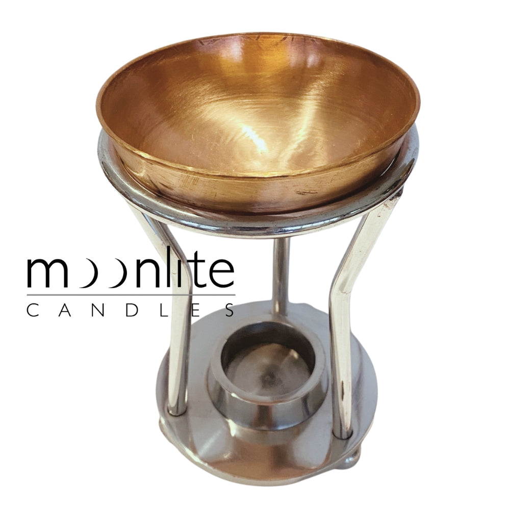 Copper and Aluminium Oil Wax Burner.