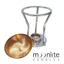 Load image into Gallery viewer, Copper and Aluminium Oil Wax Burner.

