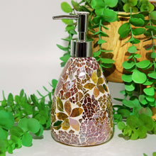 Load image into Gallery viewer, Mosaic Soap, Lotion Dispenser. Frangipani
