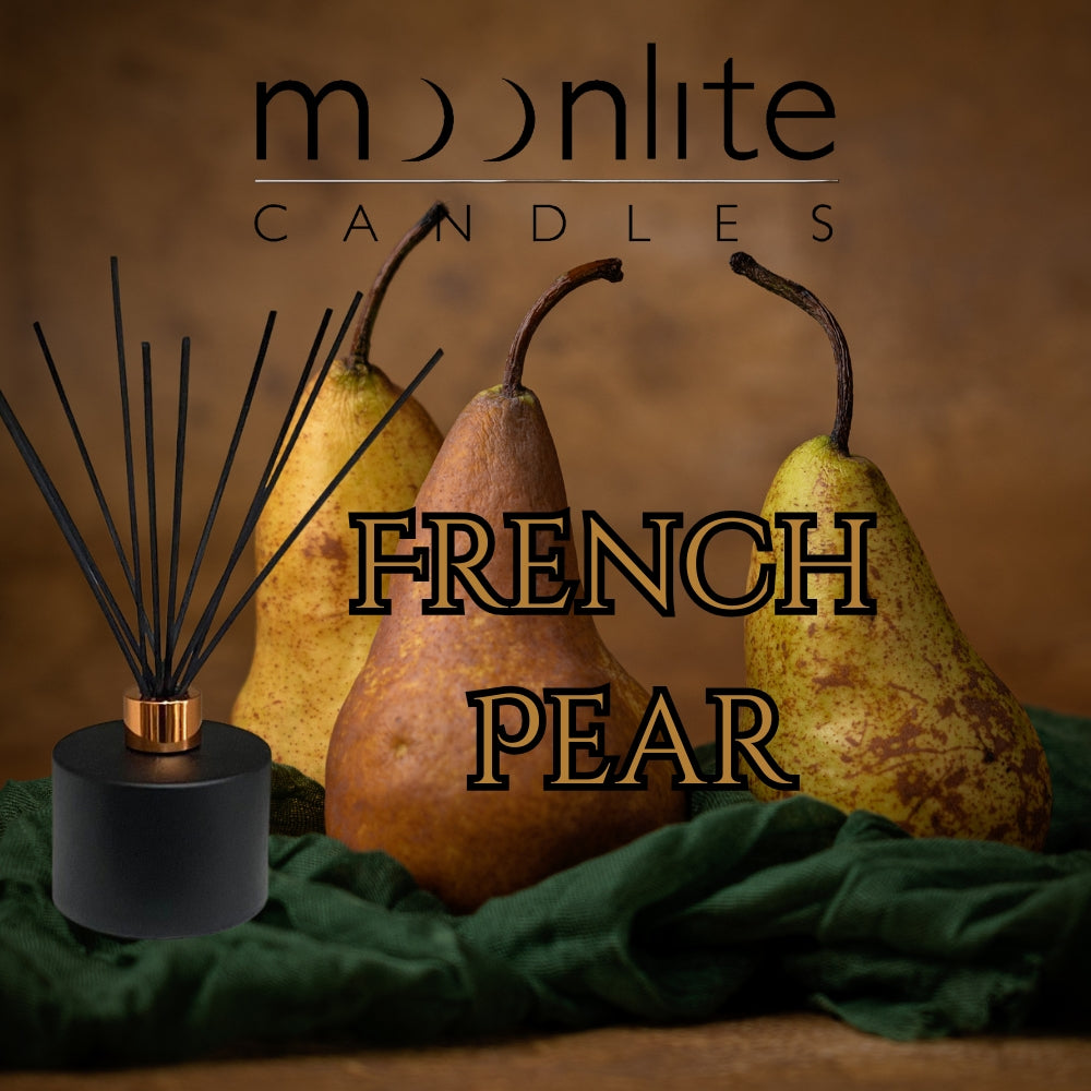 French Pear - Reed Diffuser Refill Fragrance 300ml Bottle + Set of Reeds