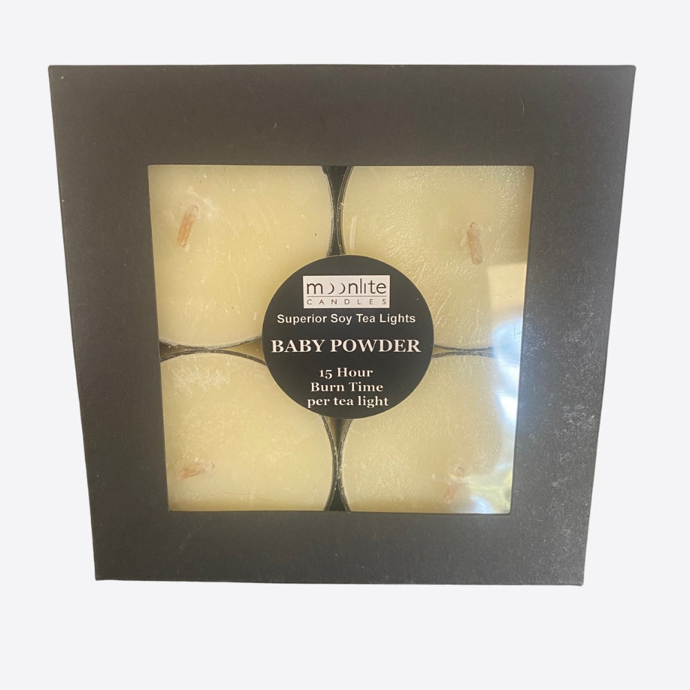 Baby Powder - Superior Soy Tea Lights