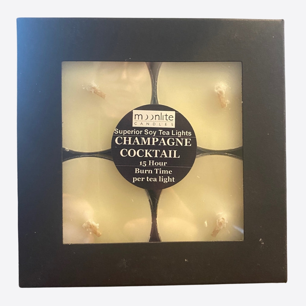 Champagne Cocktail - Superior Soy Tea Lights