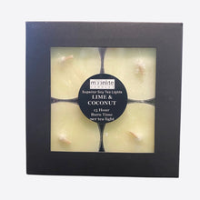 Load image into Gallery viewer, Lime &amp; Coconut - Superior Soy Tea Lights
