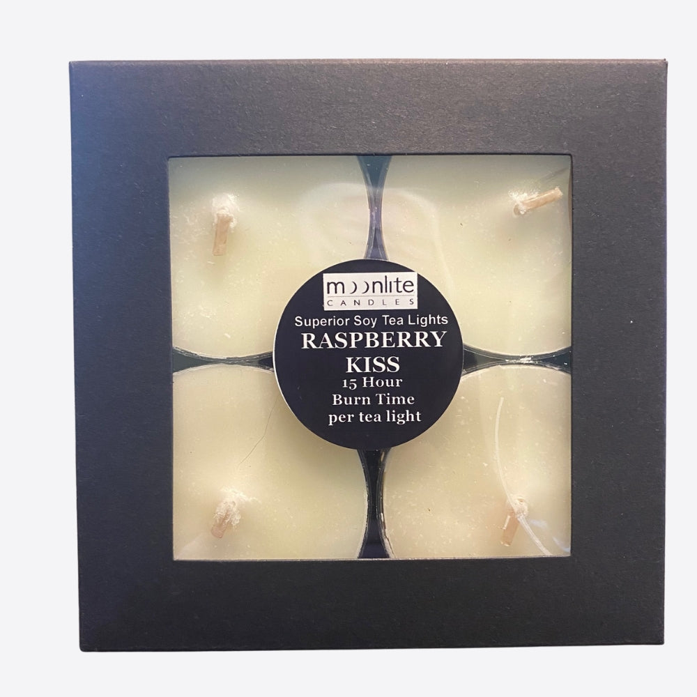 Raspberry Kiss - Superior Soy Tea Lights