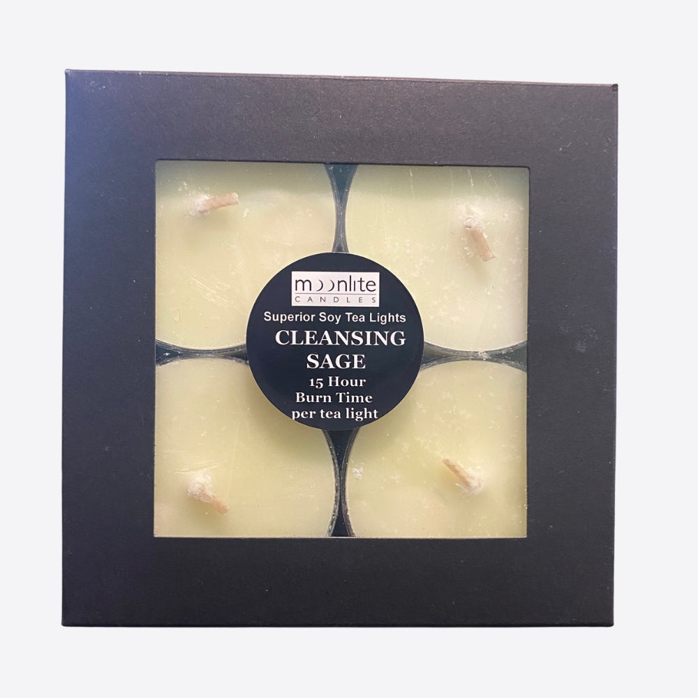 Cleansing Sage - Superior Soy Tea Lights