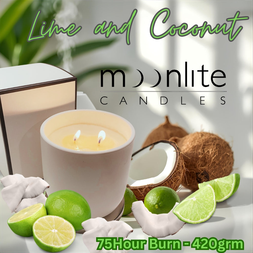 Lime & Coconut - Soy Jar Candles