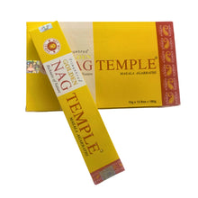 Load image into Gallery viewer, Golden Nag Temple Incense 15 Sticks.
