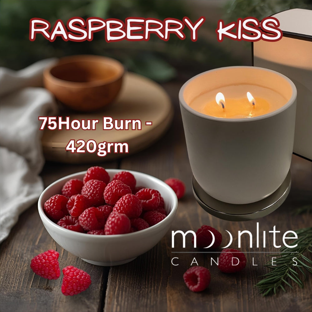 Raspberry Kiss - Soy Jar Candles