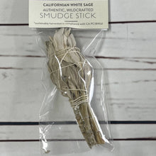 Load image into Gallery viewer, White Sage Smudge Stick - Torch - Californian &quot;Salvia Alpinia&quot;
