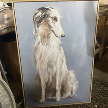 Load image into Gallery viewer, Greyhound, Whippet Framed Canvas.
