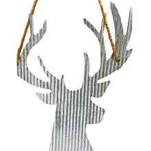 Load image into Gallery viewer, Reindeer Stag Metal Cutout Hanging Ornament.42cm
