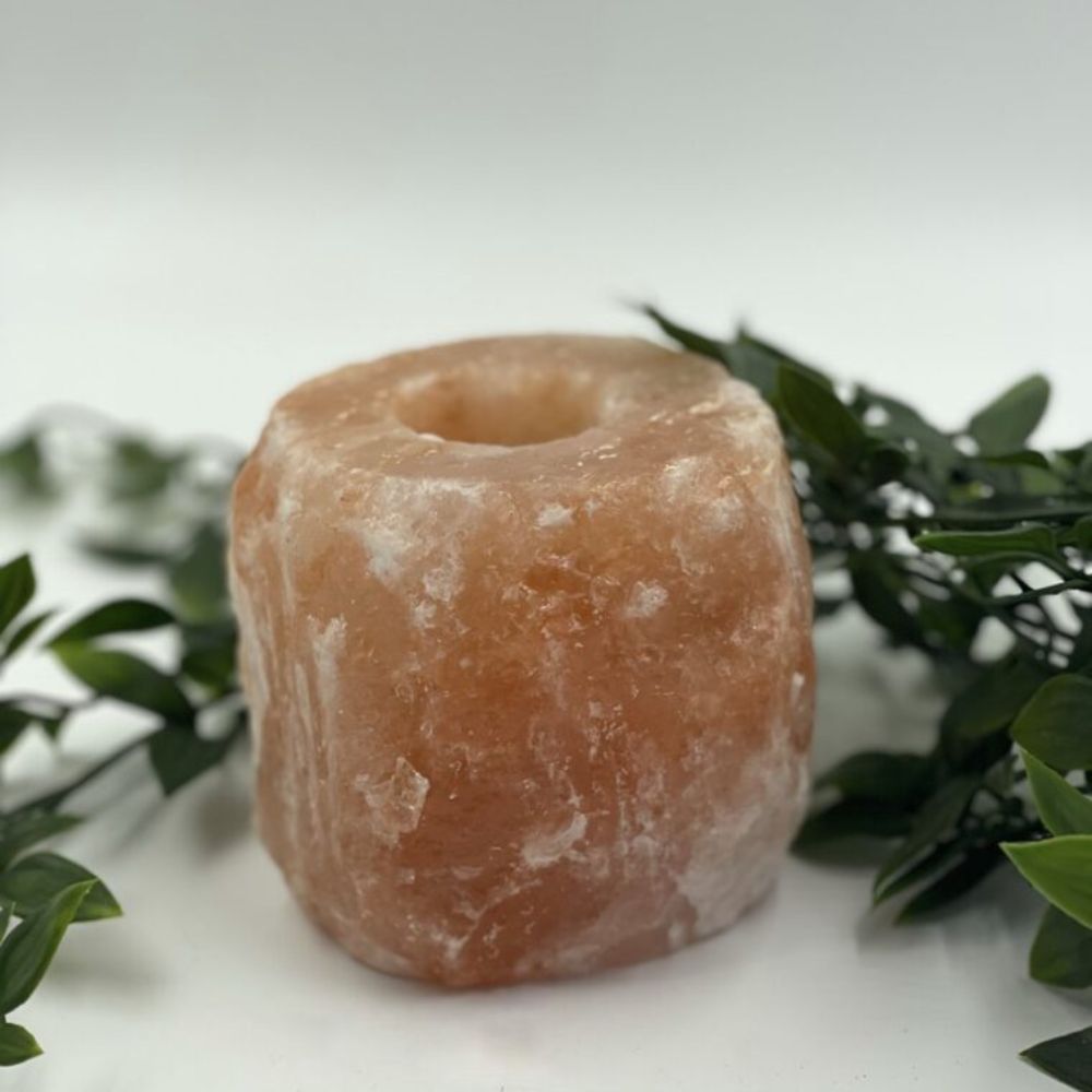 Himalayan Salt Tea Light Holder.