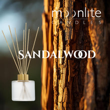 Load image into Gallery viewer, Sandalwood - Reed Diffuser Refill Fragrance 300ml Bottle + Set of Reeds
