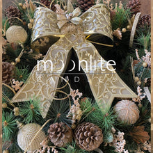 Load image into Gallery viewer, Deluxe Wreath 90cm.Champagne Gold
