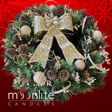 Load image into Gallery viewer, Deluxe Wreath 90cm.Champagne Gold
