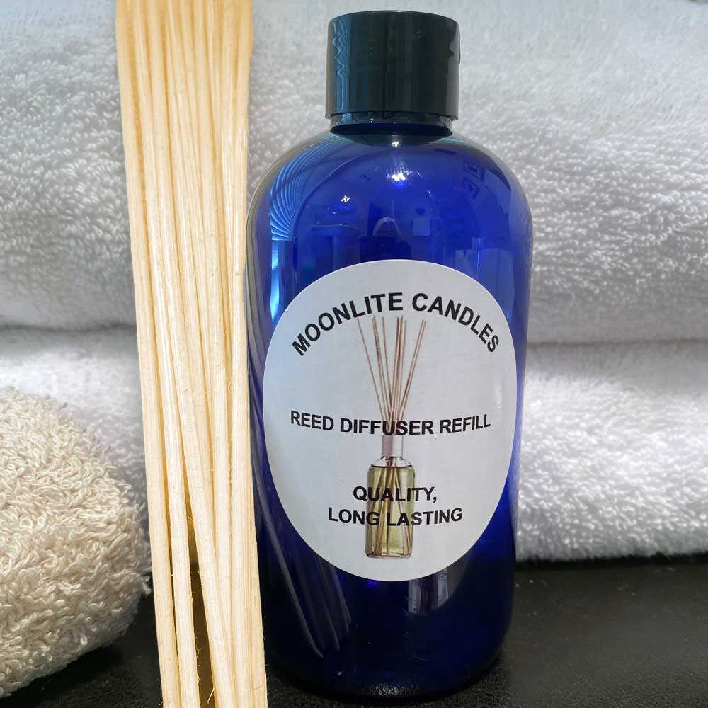 Water Lotus - Reed Diffuser Refill Fragrance 300ml Bottle + Set of Reeds