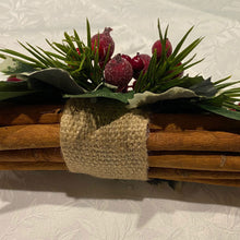 Load image into Gallery viewer, 24cm Fragrant Christmas Berry Cinnamon Centrepiece
