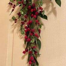 Load image into Gallery viewer, 60cm Faux Berry Door Wall Swag

