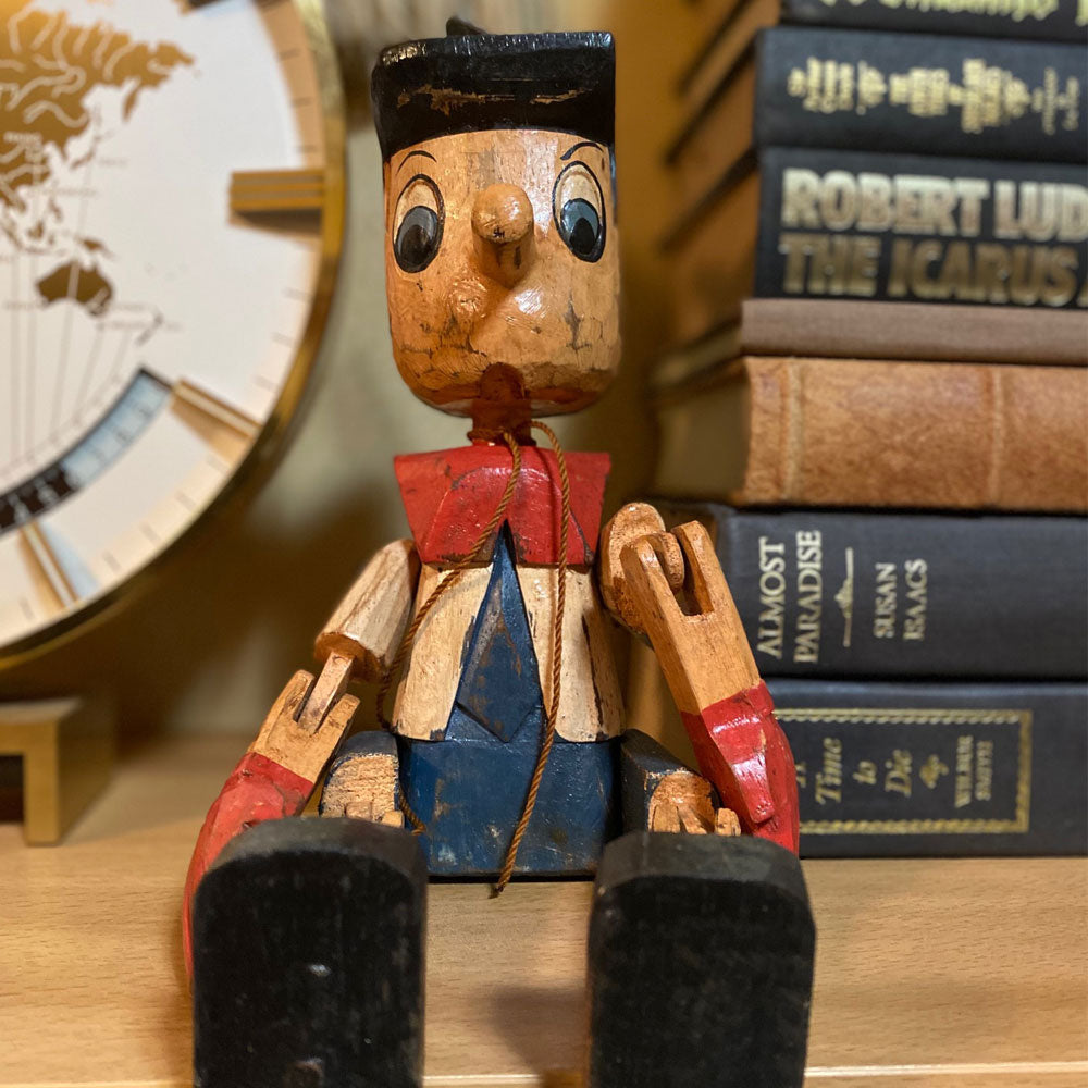 Pinocchio Small Wooden Puppet Doll. Moveable Parts. BACK IN STOCK