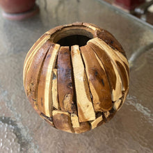 Load image into Gallery viewer, Unique Wood Slat Vase
