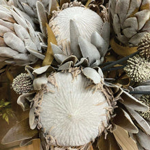 Load image into Gallery viewer, Artificial/Faux Natural Dried-Look Large King Protea Stem
