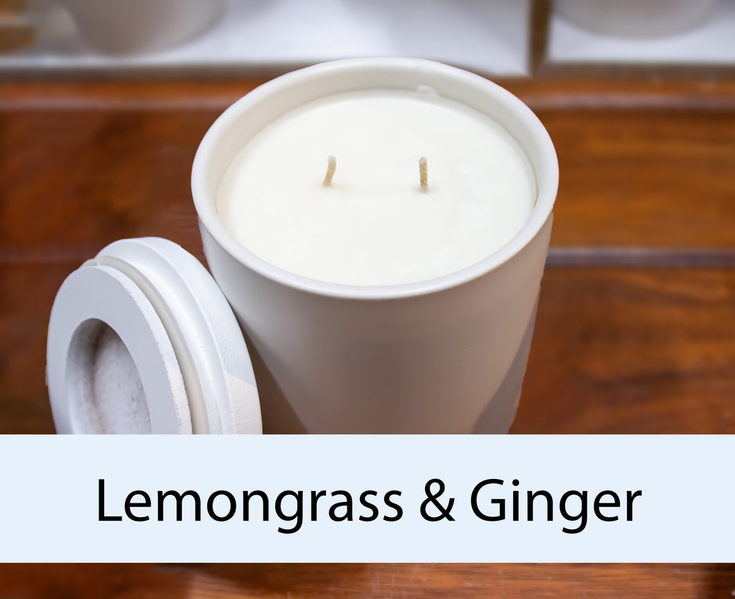 Lemongrass & Ginger - Soy Jar Candles