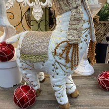 Load image into Gallery viewer, Alpaca Llama Plush. Gold Foiled Accents. 60cm
