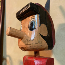Load image into Gallery viewer, Pinocchio Large Wooden Puppet Doll. Moveable Parts. BACK IN STOCK
