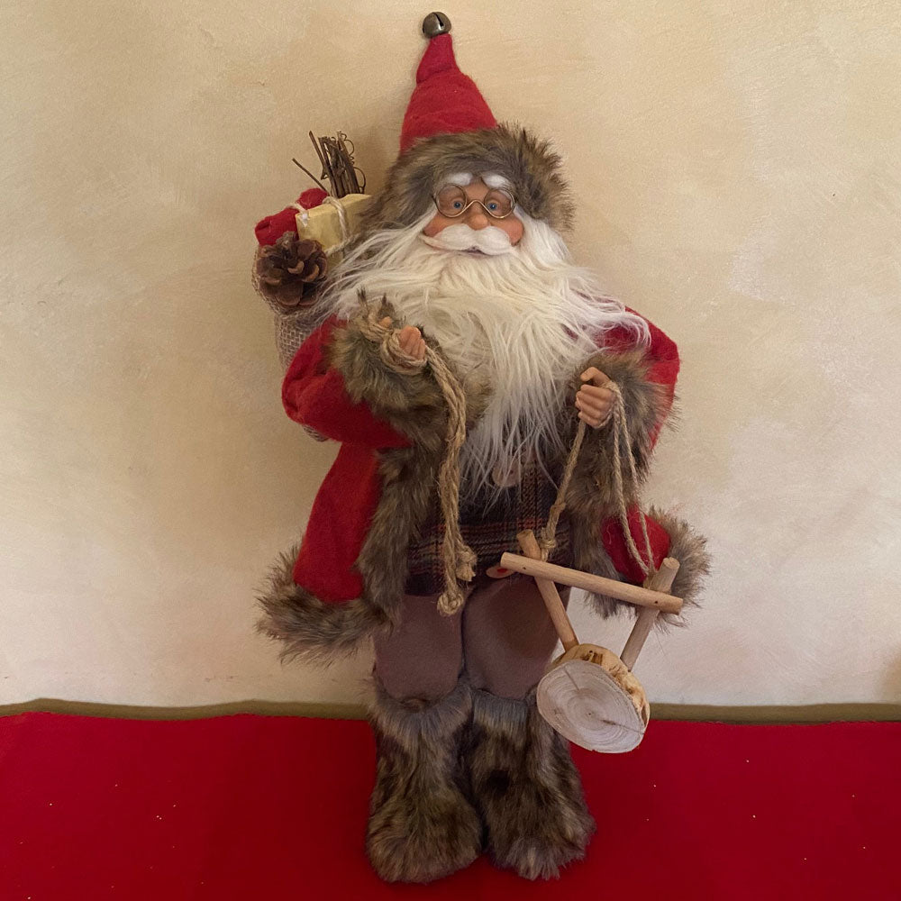 Santa Plush Figurine Standing. 55cm
