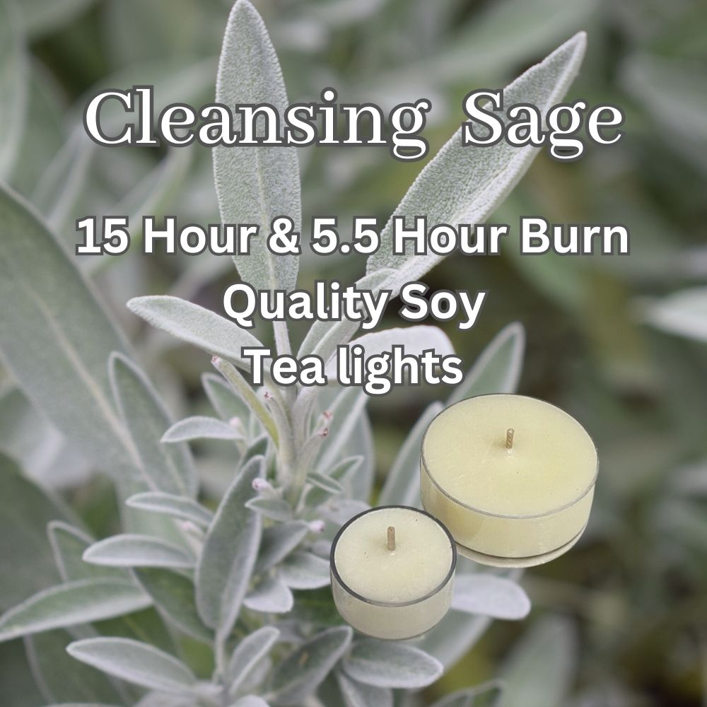 Cleansing Sage - Superior Soy Tea Lights