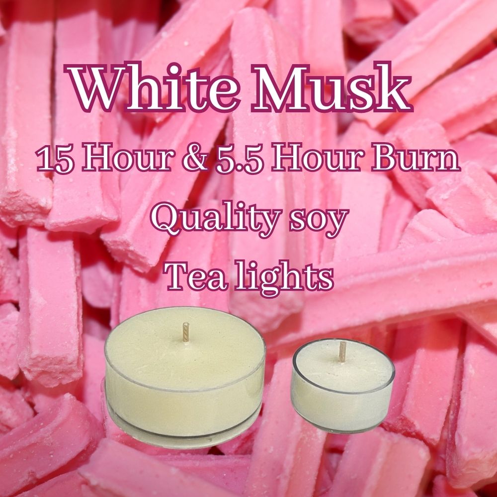 White Musk - Superior Soy Tea Lights