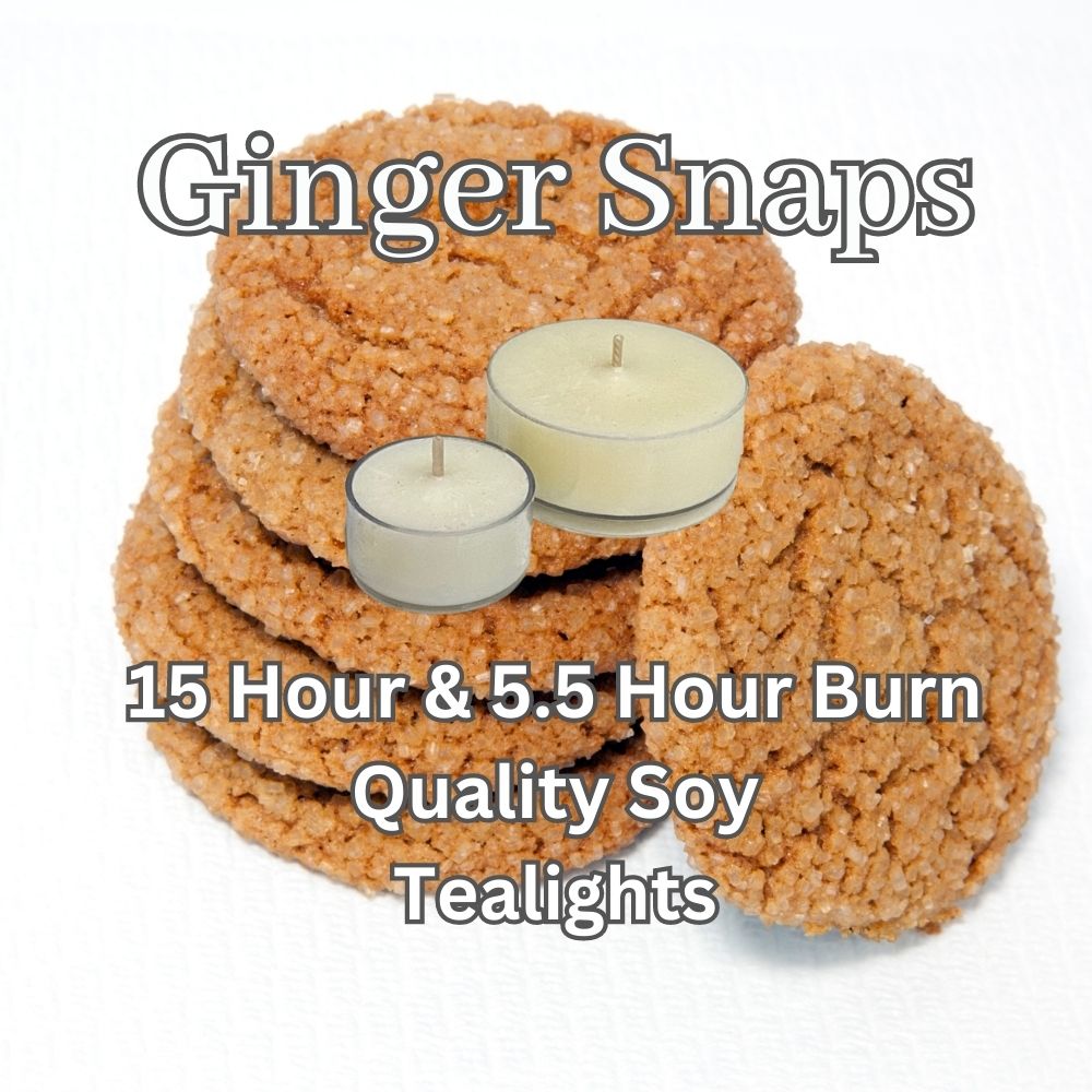 Ginger Snaps - Superior Soy Tea Lights