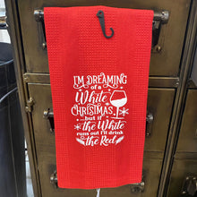 Load image into Gallery viewer, &quot;White Christmas&quot; 100% Cotton Tea Towel.
