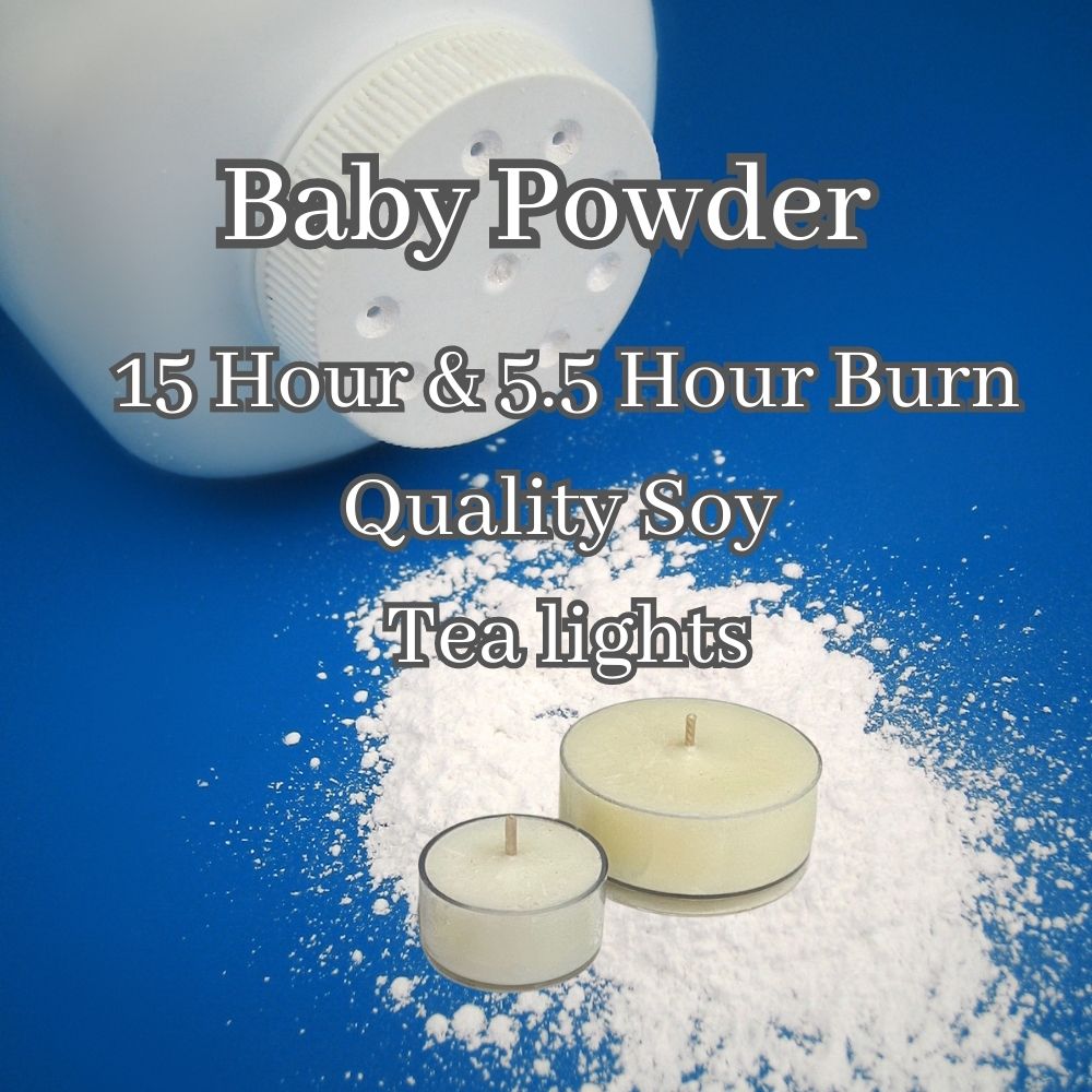 Baby Powder - Superior Soy Tea Lights