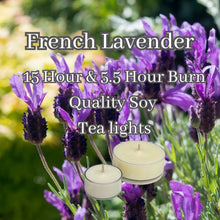 Load image into Gallery viewer, French Lavender - Superior Soy Tea Lights
