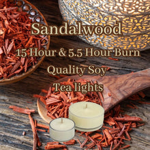 Load image into Gallery viewer, Sandalwood - Superior Soy Tea Lights
