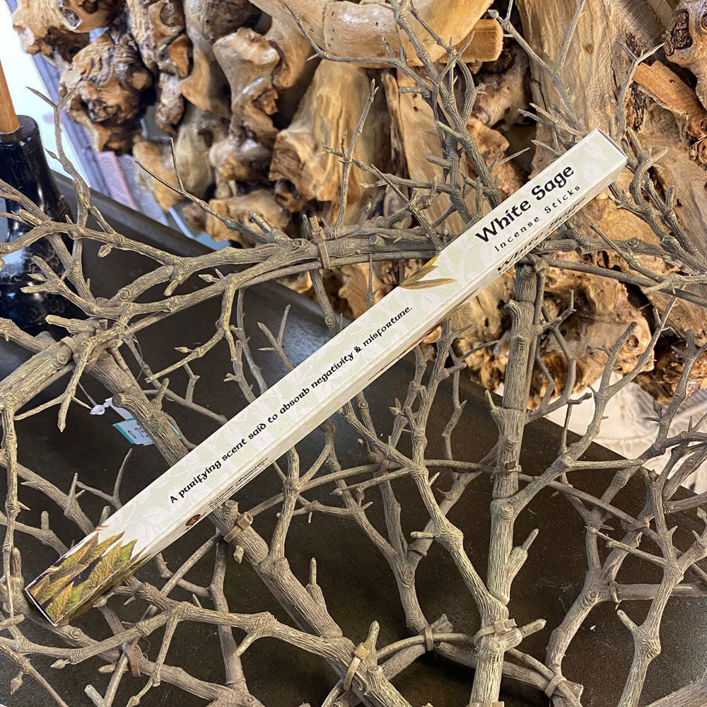 White Sage Incense. Kamini Brand. 4 size Packs